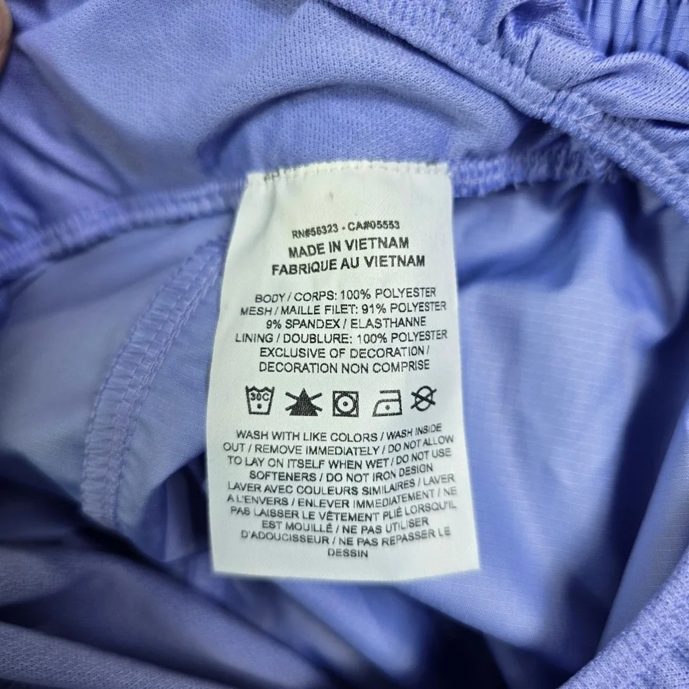 Nike Air Running Shorts Women Small‎ Periwinkle Purple Athletic Gym Workout